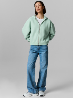 Толстовка Mark Formelle 362009/25-40017П-7 н.зеленый_печать_1_сл_ДТФ_трансфер_на_ПР_рук_светоо - фото 1