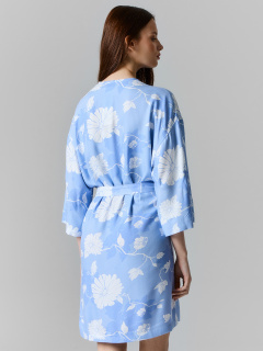 Халат Mark Formelle 552277/25-39502ПП-9 цветы_на_св.голубом - фото 3