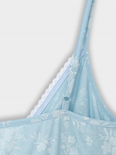 Сорочка Mark Formelle 572336/1-1/25-40531ПП-0 цветы_на_голубом - фото 3