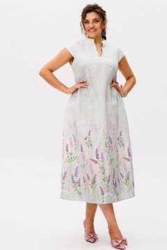 Платье Anelli 1424.1 лавандовый-аромат - фото 2