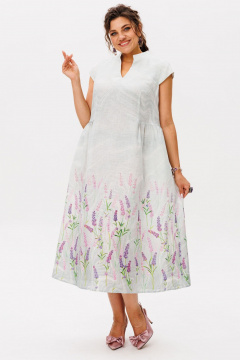 Платье Anelli 1424.1 лавандовый-аромат - фото 1