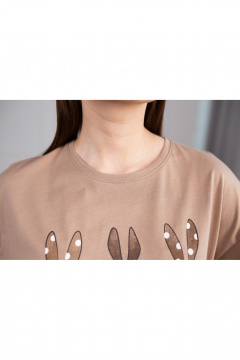 Брюки, футболка Купалинка 38102G.158-164 к.беж,клетка - фото 2