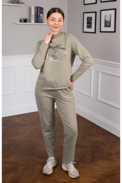 Брюки Купалинка 654618.158-164 зеленый - фото 1