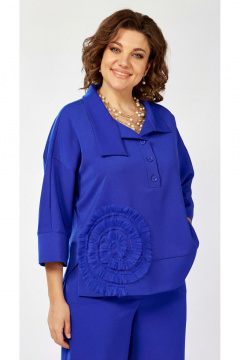 Блуза, брюки ZigzagStyle 559-2 василек - фото 2