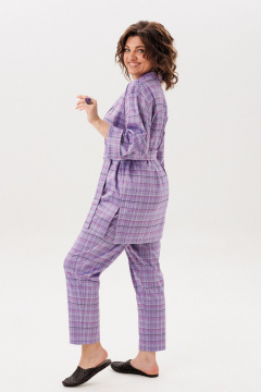 Брюки, жакет Anelli 1706 лавандовая_история - фото 3