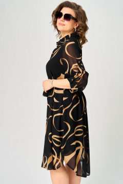 Платье EVA GRANT 7046 принт_ленты - фото 3