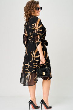 Платье EVA GRANT 7046 принт_ленты - фото 4