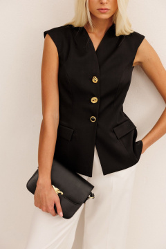 Жилет KOKOdea 81004 чёрный - фото 1