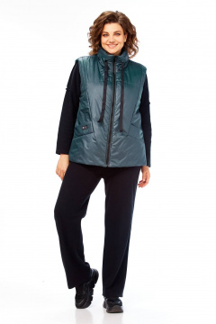 Жилет Диомант 1941 морская_волна - фото 1