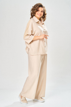 Брюки, рубашка Диомант 2159 крем - фото 5