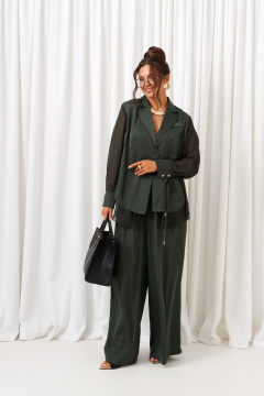 Брюки, рубашка Beautiful&Free 6428 шалфей - фото 4