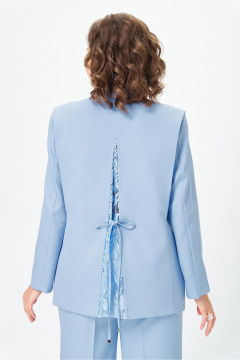 Брюки, жакет Vilena 1138 голубой - фото 4