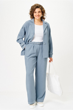 Брюки, жакет Vilena 1150 джинс - фото 1