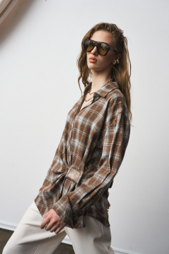 Рубашка MilMil 1290 коричневый - фото 3