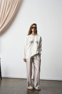 Брюки MilMil 1299 жемчужный - фото 5