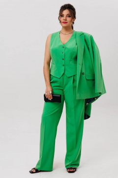 Брюки, жакет, жилет Anelli 1642 ирландский_зеленый - фото 2