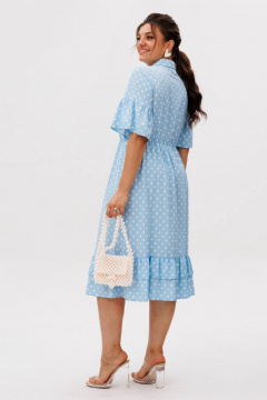 Платье Anelli 1555 небесный-цвет - фото 5