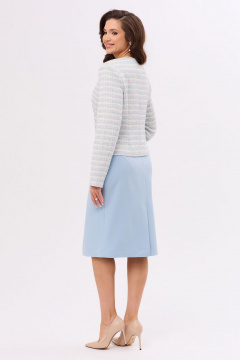 Жакет, юбка Golden Valley 6761 голубой - фото 4