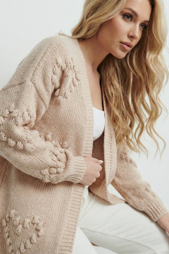 Кардиган Belange 3021 бежевый - фото 3