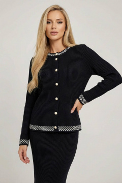 Жакет Belange 3420 темно-синий+белый - фото 2