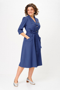 Платье Anastasia 1318.1 синий - фото 2