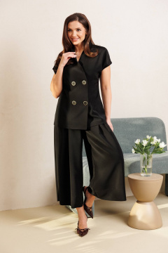 Блуза, брюки Anastasia 1340 черный - фото 4