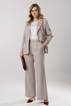 Брюки, жакет Ларс Стиль 1197 серый - фото 2