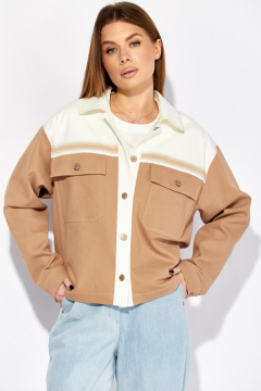 Жакет Laikony L-724 песочный - фото 2