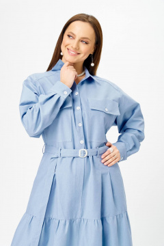 Платье TVIN 7003 голубой - фото 5