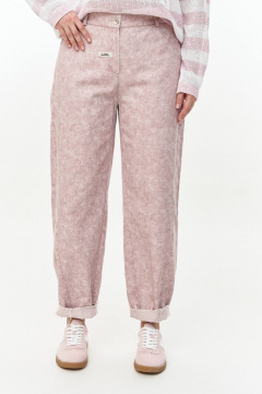 Брюки AVE RARA 4163/1 пыльно-розовый_мрамор - фото 1