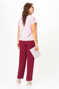 Брюки, жакет Karina deLux M-1407 бордо - фото 4