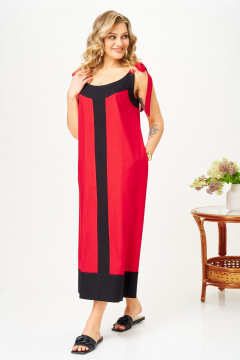 Сарафан AVA fashion М-185 красный - фото 2