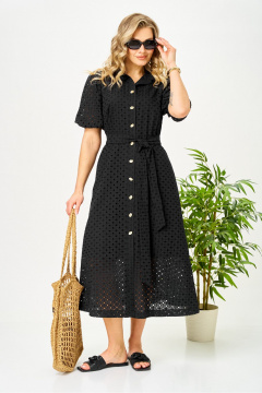 Платье AVA fashion М-187 черный - фото 1