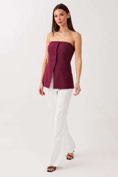 Топ V&N Fashion 1120 бордовый - фото 5