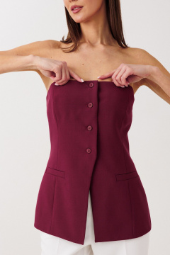 Топ V&N Fashion 1120 бордовый - фото 2