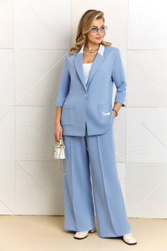 Брюки, жакет AGATTI 5900-1 синий - фото 1