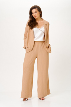 Брюки, жакет Michel chic 1446 бежевый - фото 2