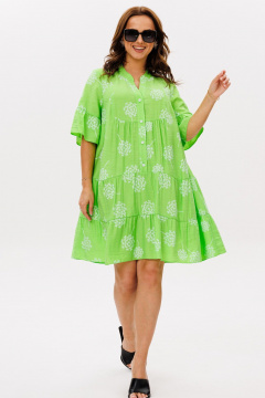 Платье Mubliz 348 зеленый - фото 5