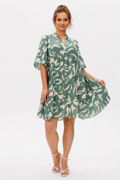 Платье Mubliz 348 олива - фото 2