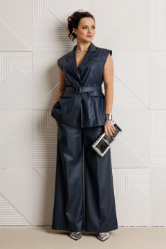 Брюки, жилет Mubliz 305 синий - фото 1