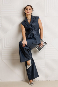 Брюки, жилет Mubliz 305 синий - фото 4