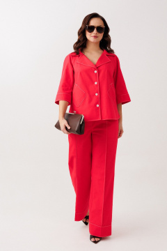 Брюки, жакет Mubliz 329 красный - фото 2