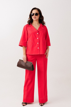 Брюки, жакет Mubliz 329 красный - фото 1