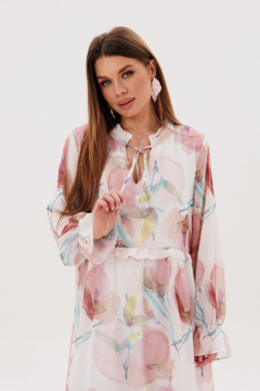 Платье Ambera Style 1130-3 цветы - фото 5