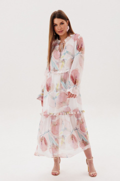 Платье Ambera Style 1130-3 цветы - фото 4