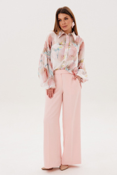 Блуза Ambera Style 1142 акварель цветы - фото 5