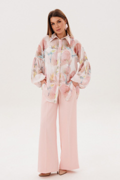 Блуза Ambera Style 1142 акварель цветы - фото 1