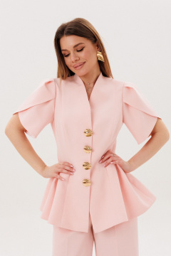 Брюки, жакет Ambera Style 2156 пудра - фото 3