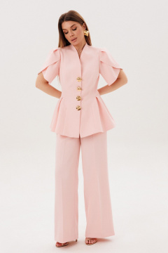 Брюки, жакет Ambera Style 2156 пудра - фото 5