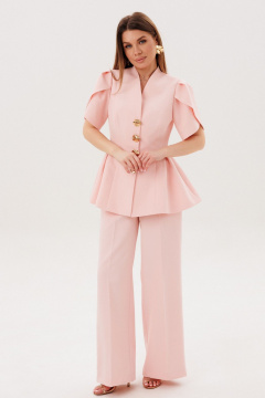 Брюки, жакет Ambera Style 2156 пудра - фото 1